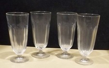 4 bicchieri antichi soffiati a