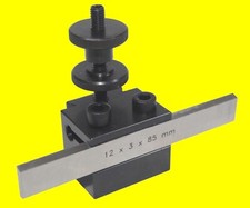PROXXON 24417 Supporto in acciaio da taglio con lama 12 x 3 x 85 mm per tornio PD400