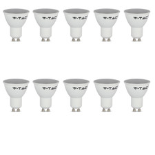 10 LAMPADINE LED GU10 V-TAC  4,5W 400LM MAX RISPARMIO ULTIMA GENERAZIONE