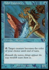 MTG TIDAL VISIONARY FOIL PLAYED - VISIONARIO DELLA MAREA - INV - MAGIC