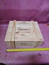 cassa di legno vuota del vino MASI MAZZANO AMARONE DA  3 bottiglie