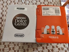 Macchina Caffè De Longhi PICCOLO XS Tipo EDG110.WB Dolce Gusto "Parti Di...
