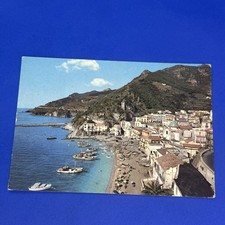 COSTIERA AMALFITANA CETARA SPIAGGIA SPEDITA CARTOLINA VECCHIA