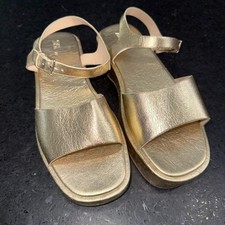 NEW ZARA MUTED METALLIC GOLD