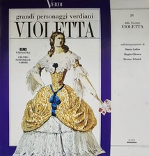 VERDI VIOLETTA (La Traviata) - LP 33 GIRI - MARIA CALLAS & RENATA TEBALDI & MAGD