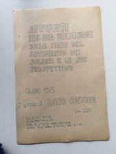Appunti per una discussione