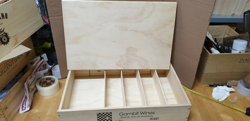 Cassa legno 6 bottiglie - cassa, di
