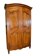 Antico armadio stile Luigi XV  epoca primi '800  in noce massello RESTAURATO