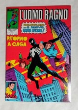 SCARCE EDIZIONE ITALIANA - INCREDIBILE UOMO RAGNO 252 1° COSTUME NERO - ITALIA 1989 VF