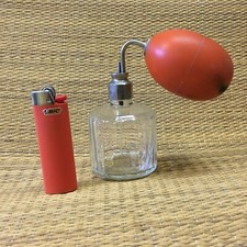 VAPORIZZATORE PROFUMO NEBULIZZATORE PARRUCCHIERE BARBIERE VETRO '50 VINTAGE