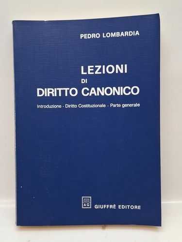 Lezioni diritto canonico - diritto,