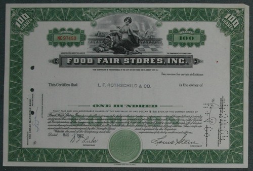 Food fair stores inc - food,