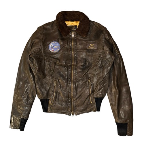 Giacca pelle avirex - pelle, vintage