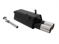 Scarico sportivo Novus 2x90 mm