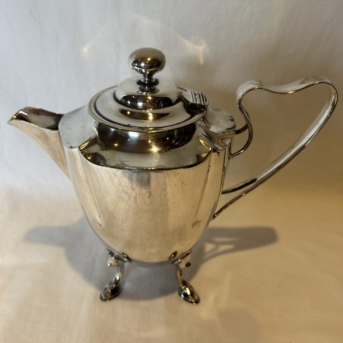 Antique silver plated teapot - antique,