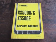 Yamaha XS500 XS500B XS500E