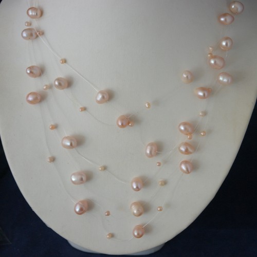 Bellissima collana con corde - con,