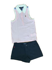 Polo Ralph Lauren Completo bambina taglia 7/8 anni Short e polo smanicata