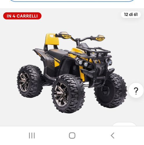 Homcom quad elettrico per - homcom,