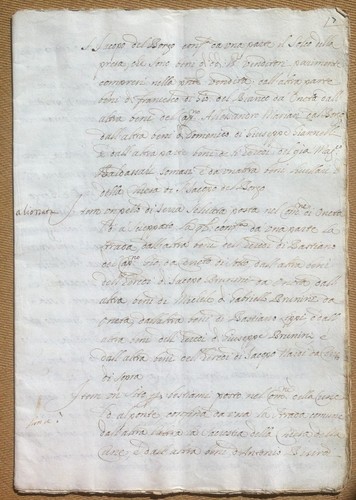 Antico documento manoscritto