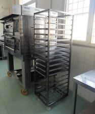 Carrello inox porta teglie 60x40 più 18 teglie