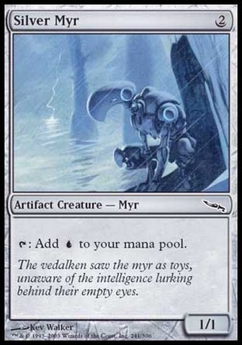 Silver myr mirrodin - myr, ~