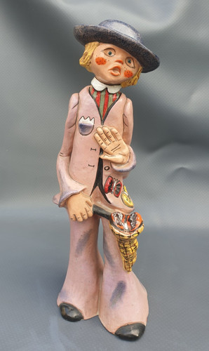 Rara statuina ceramica dauro - rara,
