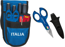 Ce0516 Marsupio Italia, Blu & Forbice Spella E Tranciacavi Da Elettricista Con S