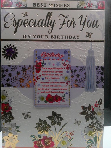 Cartolina compleanno aperta - cartolina,