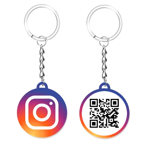 Portachiavi instagram nfc con - portachiavi,
