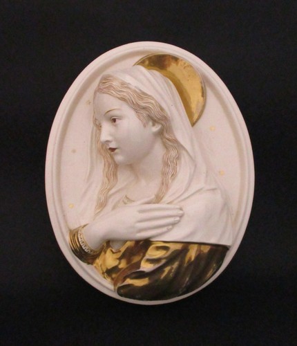 Scultura ovale madonna - scultura,