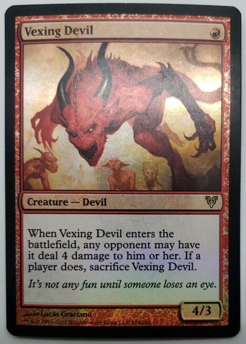 Mtg magic vexing devil - mtg,