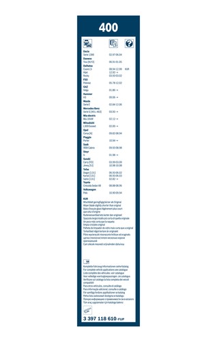 397 118 610 bosch - bosch, spazzola