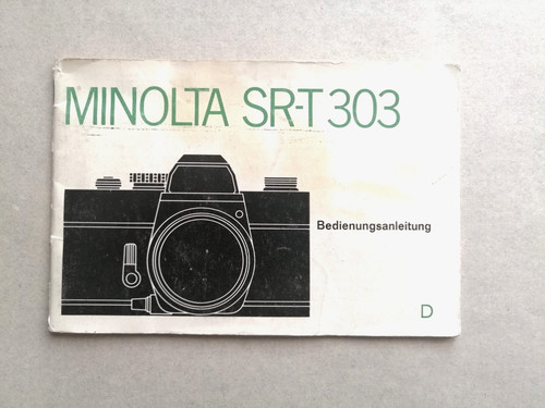 Minolta srt 303 manuale - srt-303,
