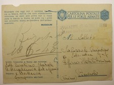 Cartolina Postale per le Forze