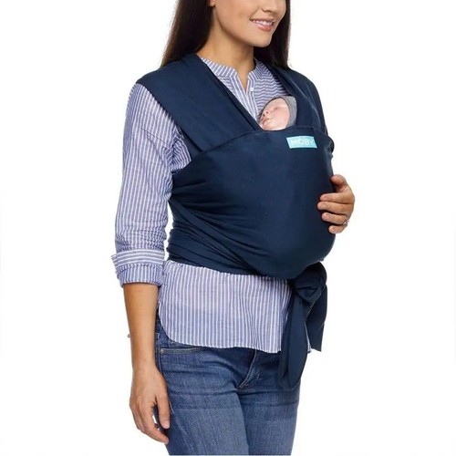 Moby wrap marsupio neonato blu - moby,