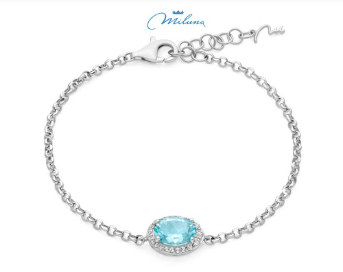 Miluna bracciale gemma del - bracciale,