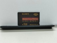 MEMORY STICK PRO DUO HIGH SPEED 1GB, SONY ORIGINALI, PSP, USATA