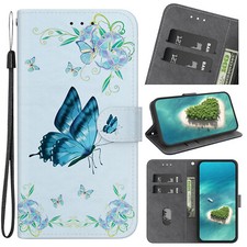 3D Butterfly Wallet Phone Case