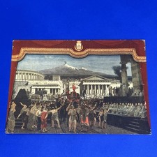 CATANIA TEATRO MASSIMO BELLINI TELONE DI G. SCIUTI CARTOLINA