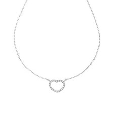 Collana con Cuore con Zircone