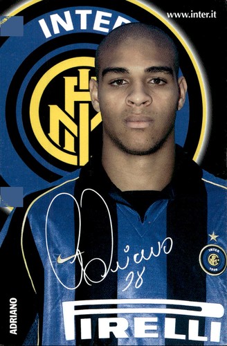 Cartolina adriano inter - cartolina, anni