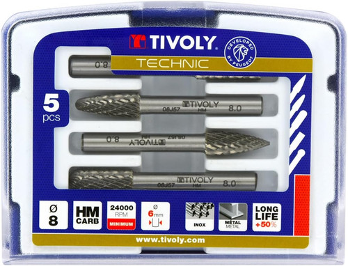 Set frese per - per, metallo