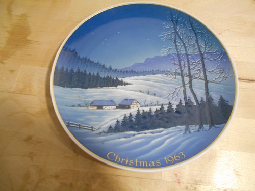 1963 rosenthal christmas plate - 1963,