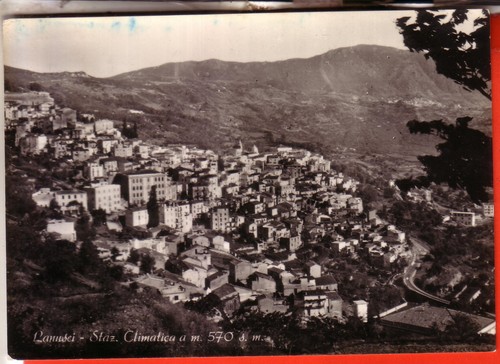 Cartolina lanusei b n - lanusei, b/n