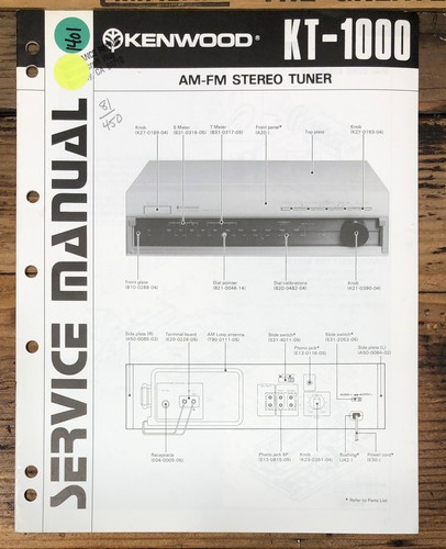 Kenwood 1000 tuner manuale - tuner,