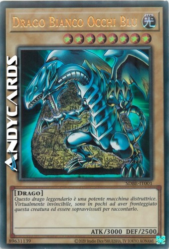 Drago bianco occhi blu - bianco,