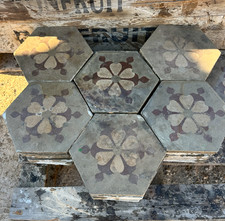 Cementine esagonali decorate