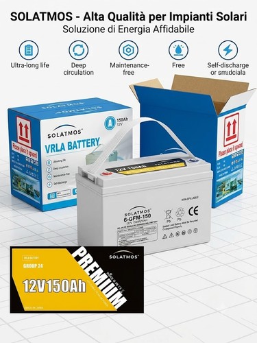 Batteria 150ah 12v gel - 150ah,