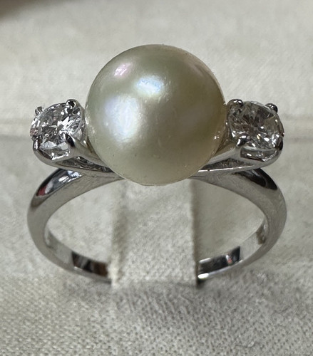Anello oro bianco - anello,